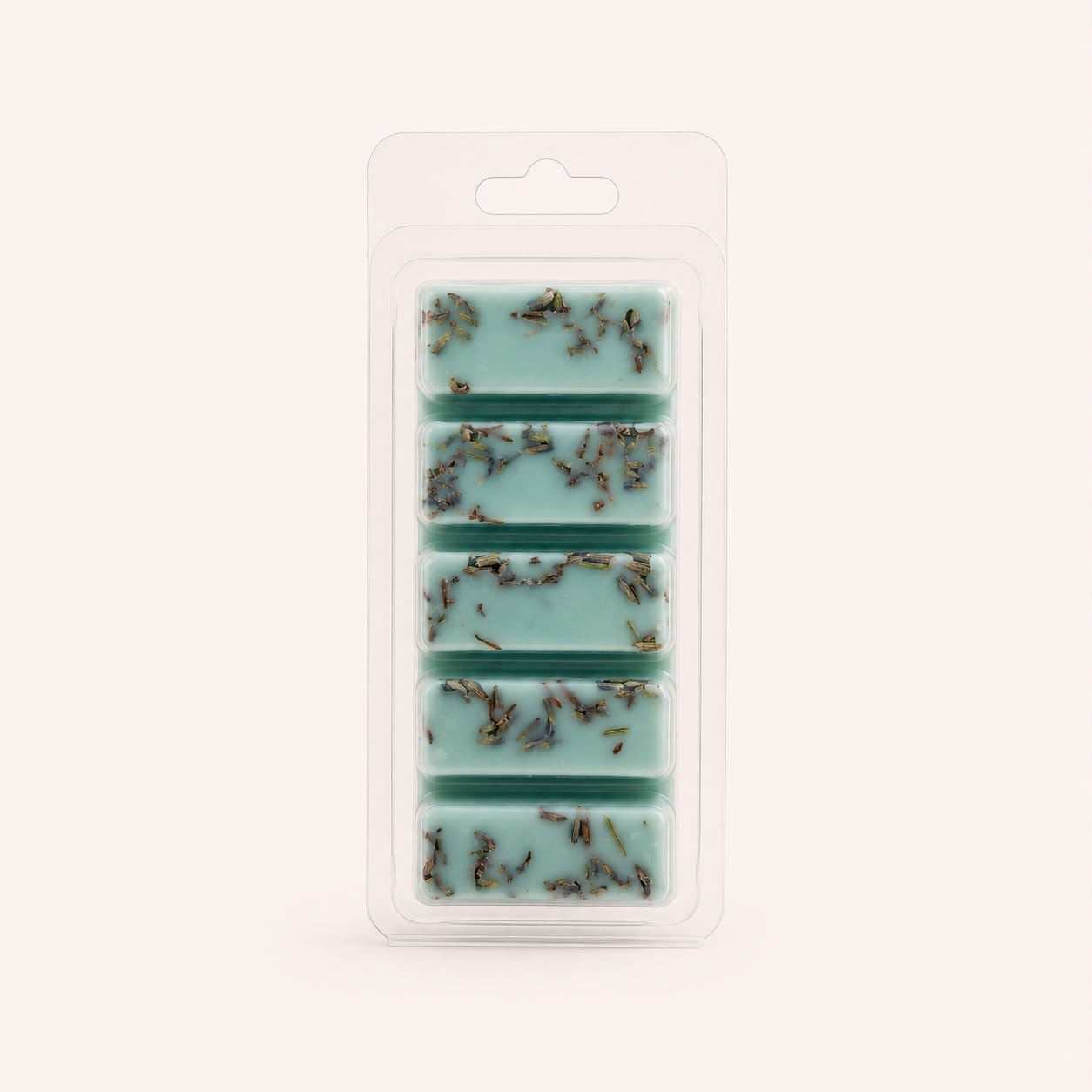 Wax melts em barras de cera de soja com lavanda, embalagem de cinco